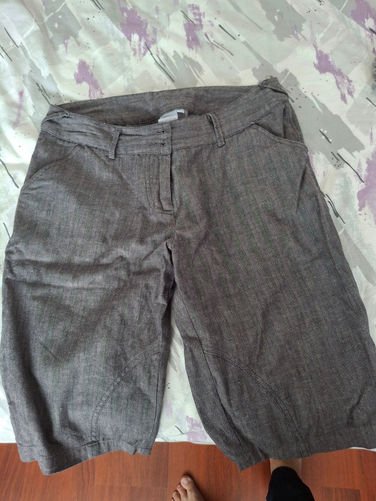 Stax Woman driekwart  grijze broek maat M, Kleding | Dames, Maat 38/40 (M), Ophalen of Verzenden, Driekwart, Stax Woman