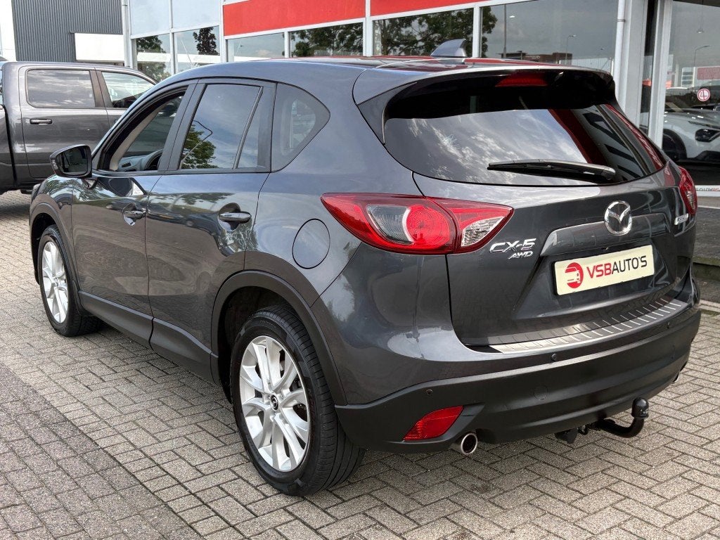 Mazda CX-5 2.0 SKY-ACTIV-G 160PK 4WD AUT. LEER TREKHAAK SCHU, Auto's, 1998 cc, Gebruikt, Huisgarantie, Met garantie (alle)