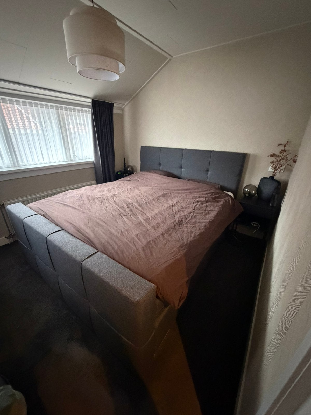 Te koop boxspring, Ophalen of Verzenden, Zo goed als nieuw, Tweepersoons, 180 cm
