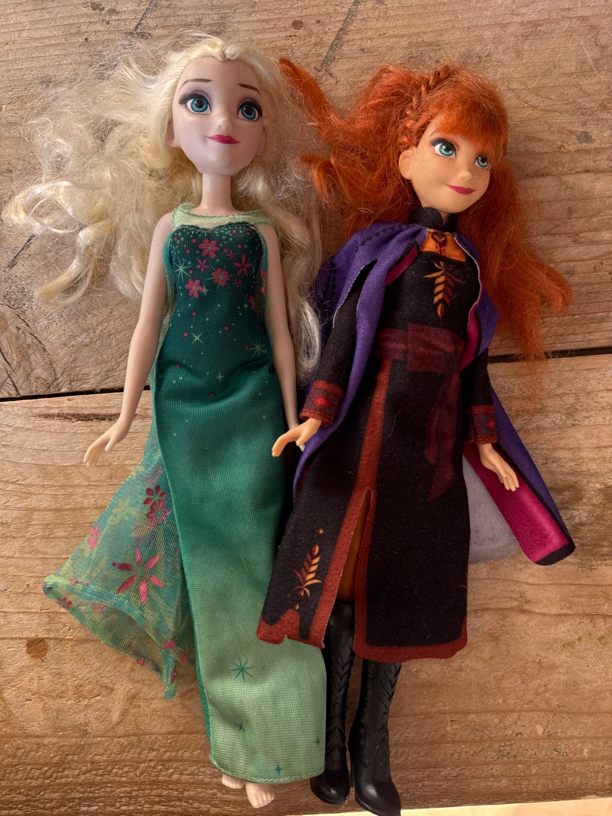 Barbie Disney Princess: Anna en Elsa, Ophalen of Verzenden, Gebruikt, Barbie