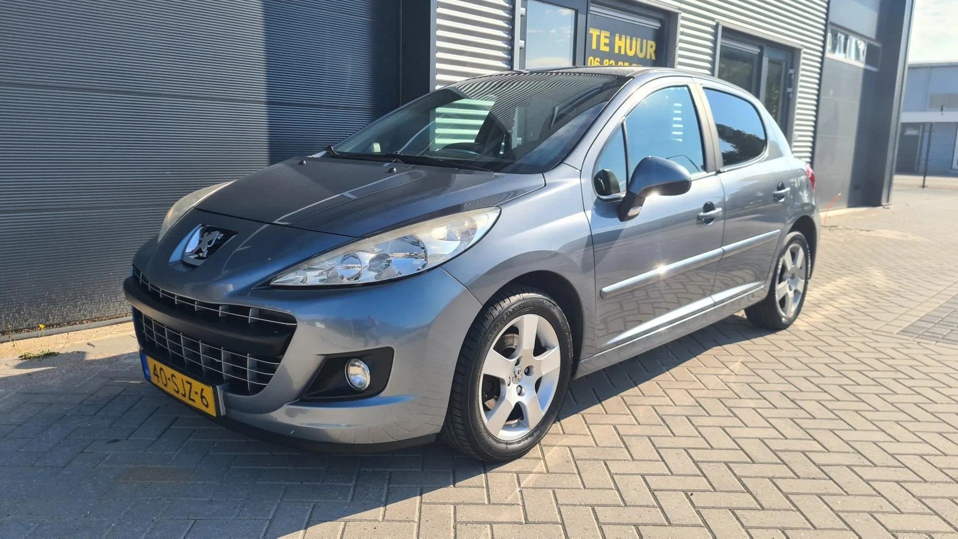 Peugeot 207, Euro 5, Stof, Gebruikt, Zwart