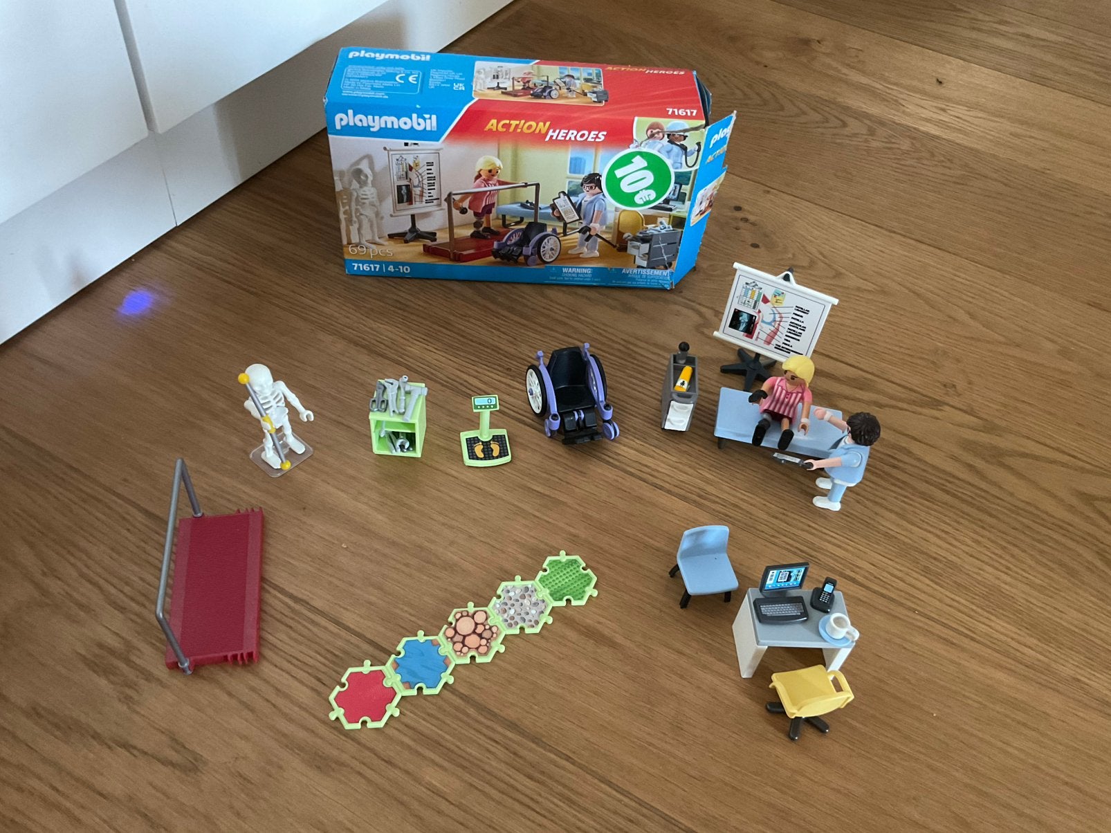 Playmobil action heroes 71617 ziekenhuis set, Ophalen of Verzenden, Zo goed als nieuw