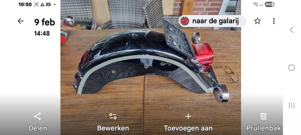 Achterspatbord heritage softail of fatboy, Ophalen of Verzenden, Gebruikt