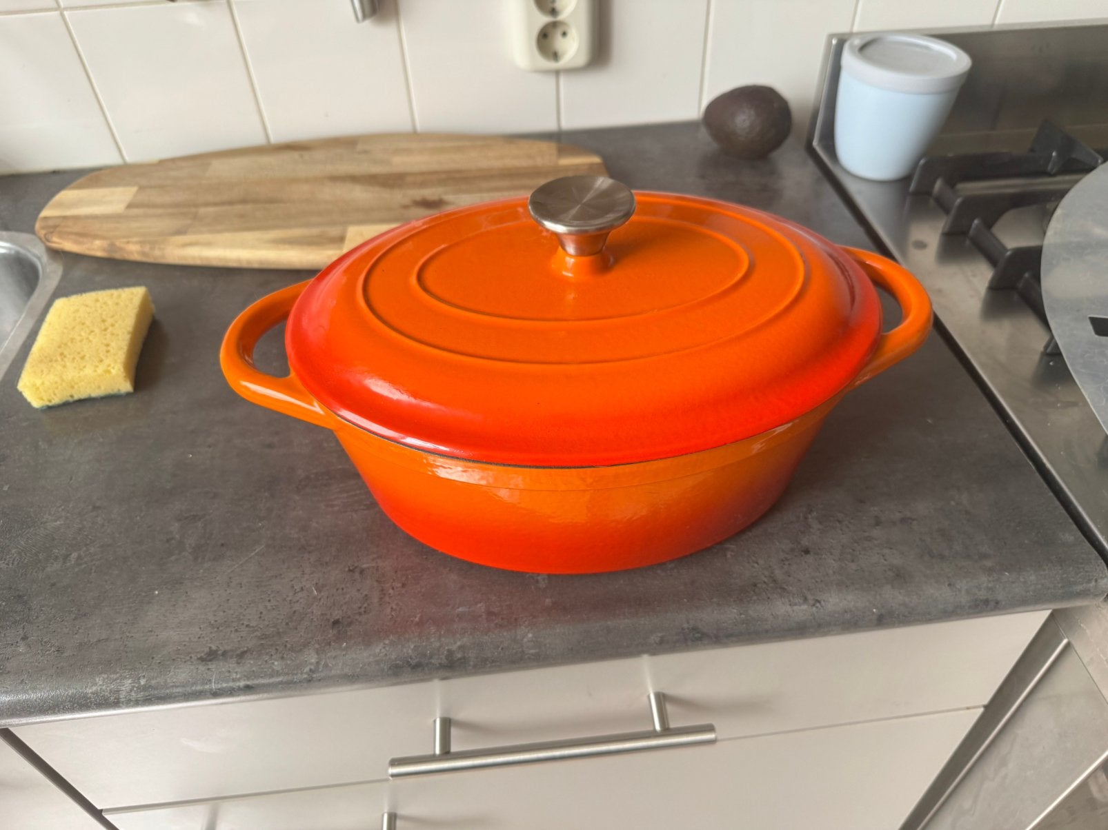 Braadpan gietijzer, Ophalen of Verzenden, Zo goed als nieuw, Gietijzer