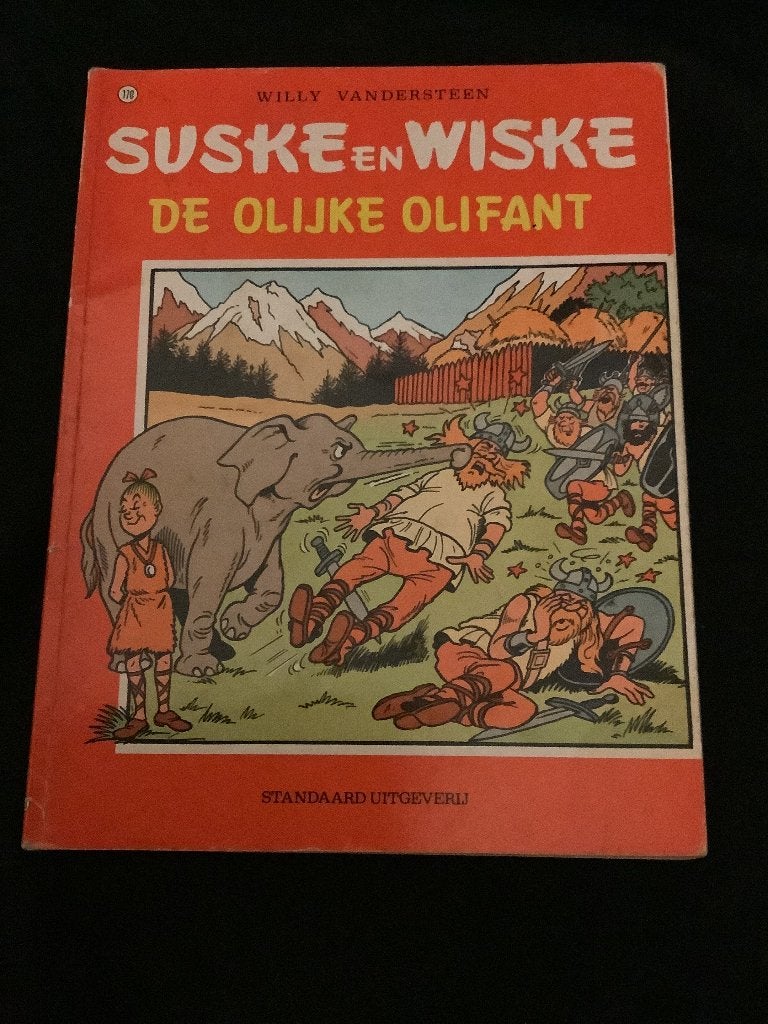 Suske en Wiske De olijke olifant, Gelezen, Willy Vandersteen, Eén stripboek, Ophalen of Verzenden