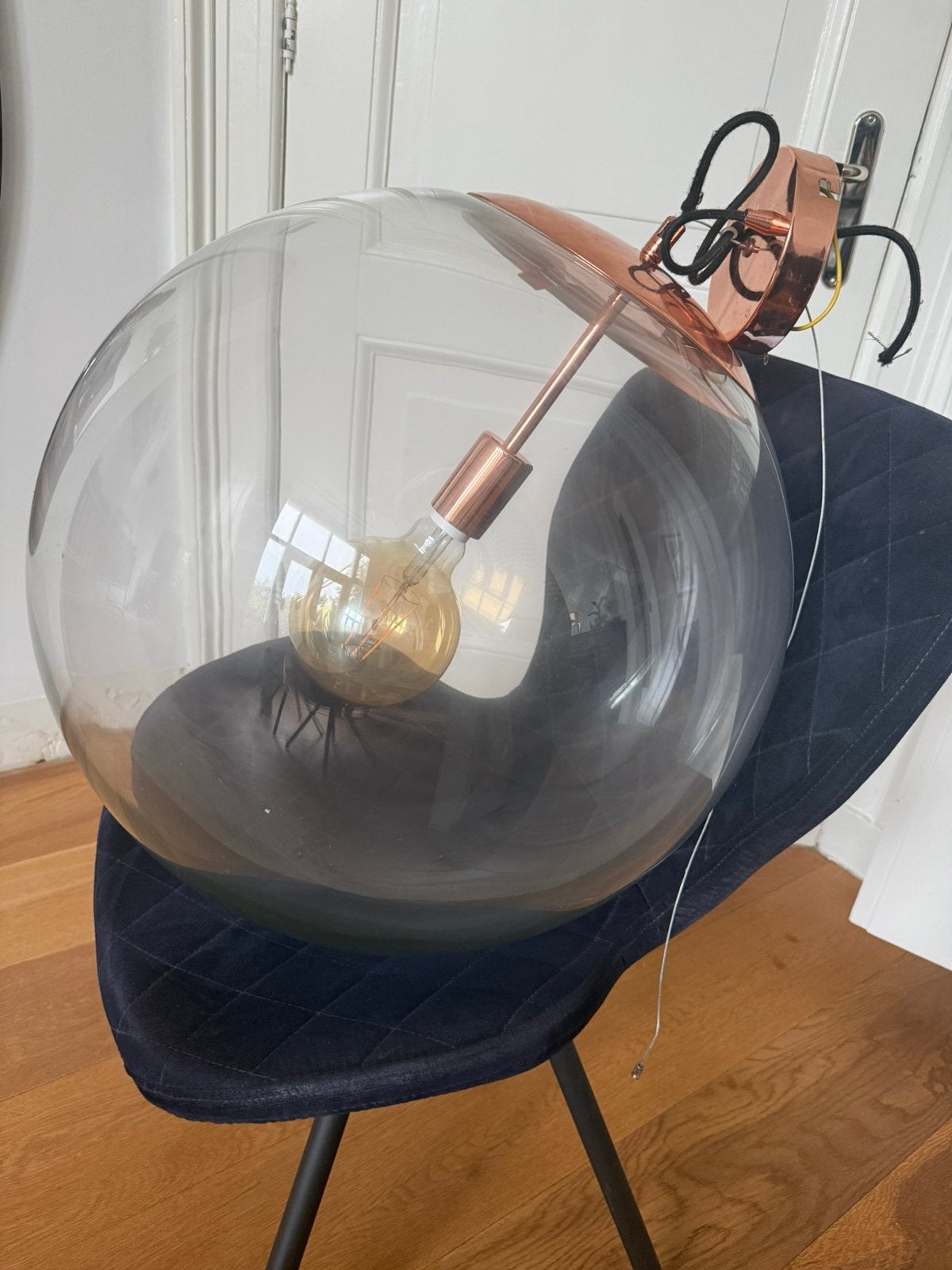 Hanglamp glazen bol