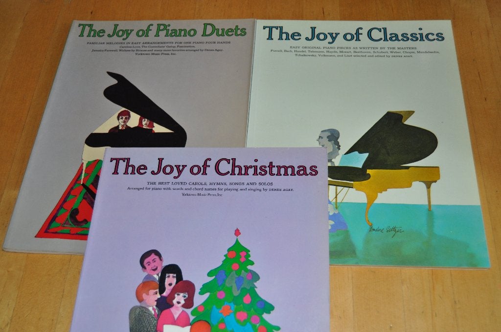 3x The Joy of.., bladmuziek voor piano (oa. Christmas), Gebruikt, Overige genres, Ophalen of Verzenden, Thema