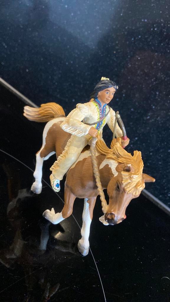 Schleich Wild West: Sioux jongen te paard, Ophalen of Verzenden, Zo goed als nieuw