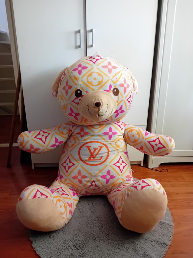 Grote beer, Kinderen en Baby's, Speelgoed | Knuffels en Pluche, Zo goed als nieuw, Beer, Middelgroot (20 tot 80 cm), Meerkleurig