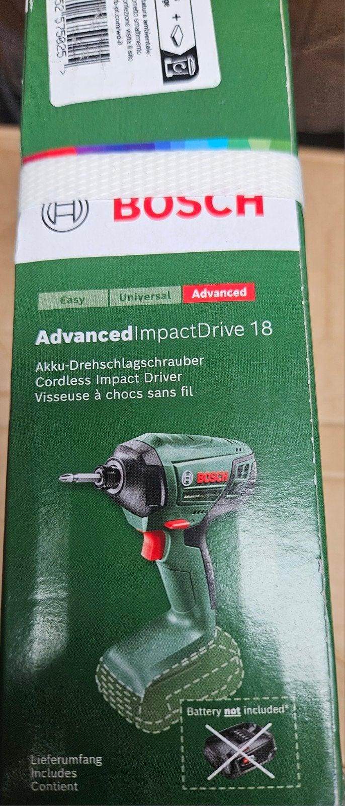Splinternieuwe Bosch accu boor/schroefmachine, Variabele snelheid, Nieuw, Ophalen of Verzenden, Boor- en Schroefmachine