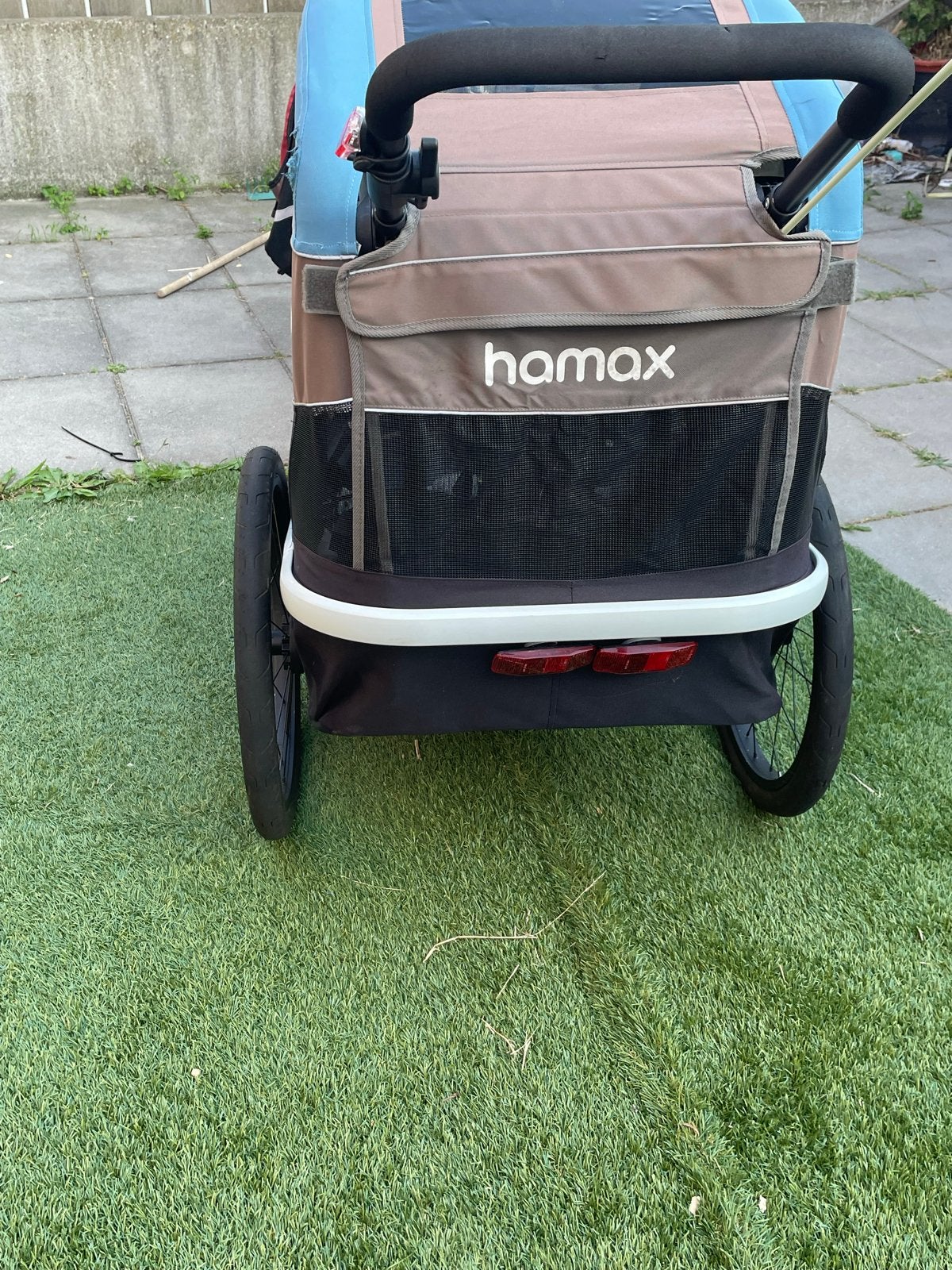 Hamax Kinderkar: Veilig en Comfortabel voor Kids, Ophalen, Vering, Zo goed als nieuw, 40 tot 60 kg