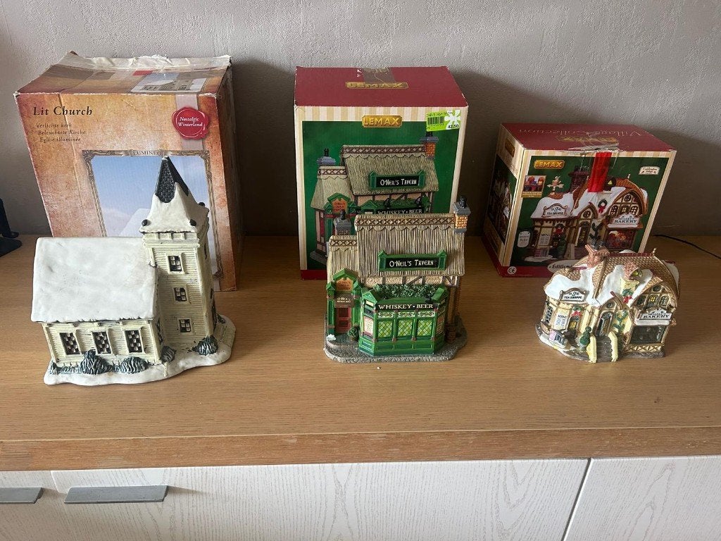 kersthuisjes, Diversen, Ophalen, Zo goed als nieuw