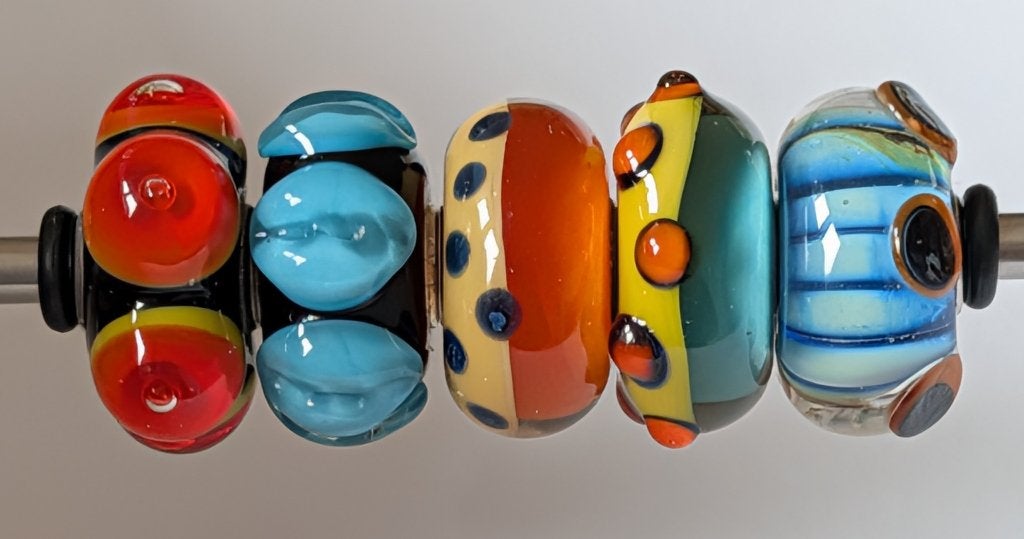 Trollbeads DROMEN VAN VRIJHEID SET (5 stuks), samen €170, Gebruikt, -, Verzenden, -