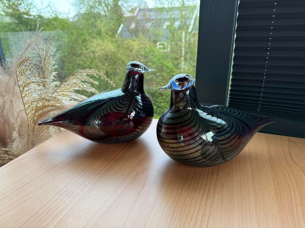 Glazen vogels, Antiek en Kunst, Antiek | Glas en Kristal, Ophalen of Verzenden