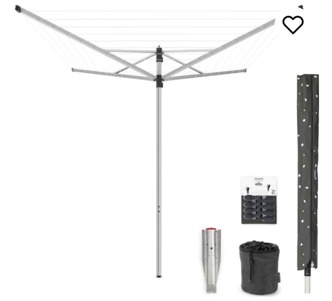 Brabantia Lift-O-Matic Droogmolen - 40 m , Tuin en Terras, Droogmolens en Wasrekken, Ophalen, Droogmolen
