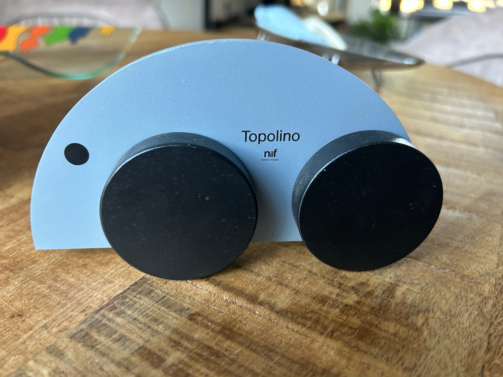 Vintage Naef Topolino Muis Auto - Swiss Made Houten Speelgoe, Verzamelen, Ophalen of Verzenden, Zo goed als nieuw