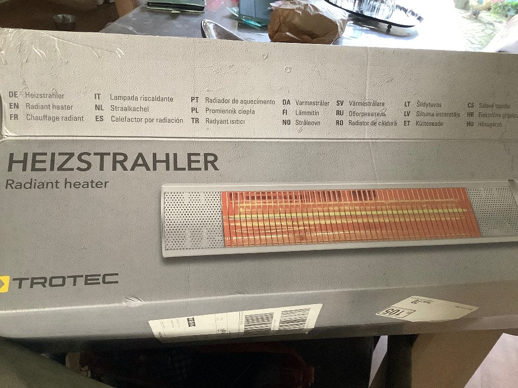 Infrarood warmtestraler (terrasverwarming) nieuw, Ophalen, 30 tot 80 cm, Overige typen, Nieuw