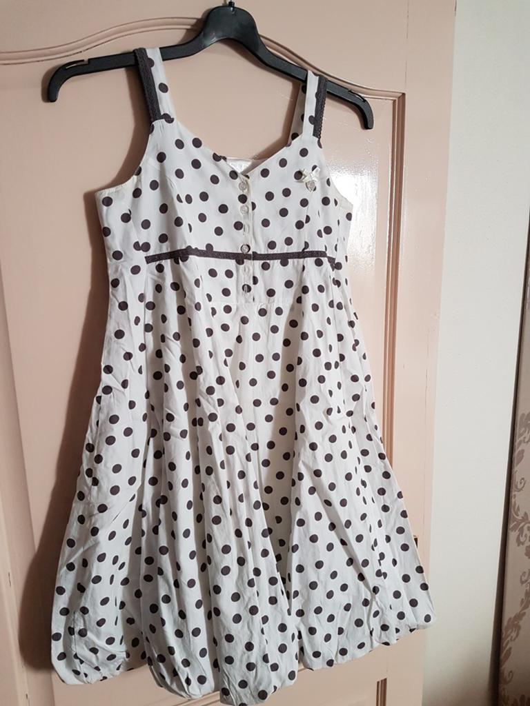 Le Chic jurk met bolletjes en Carbone vestje maat 152, Gebruikt, Meisje, Ophalen of Verzenden, Le Chic & Carbone