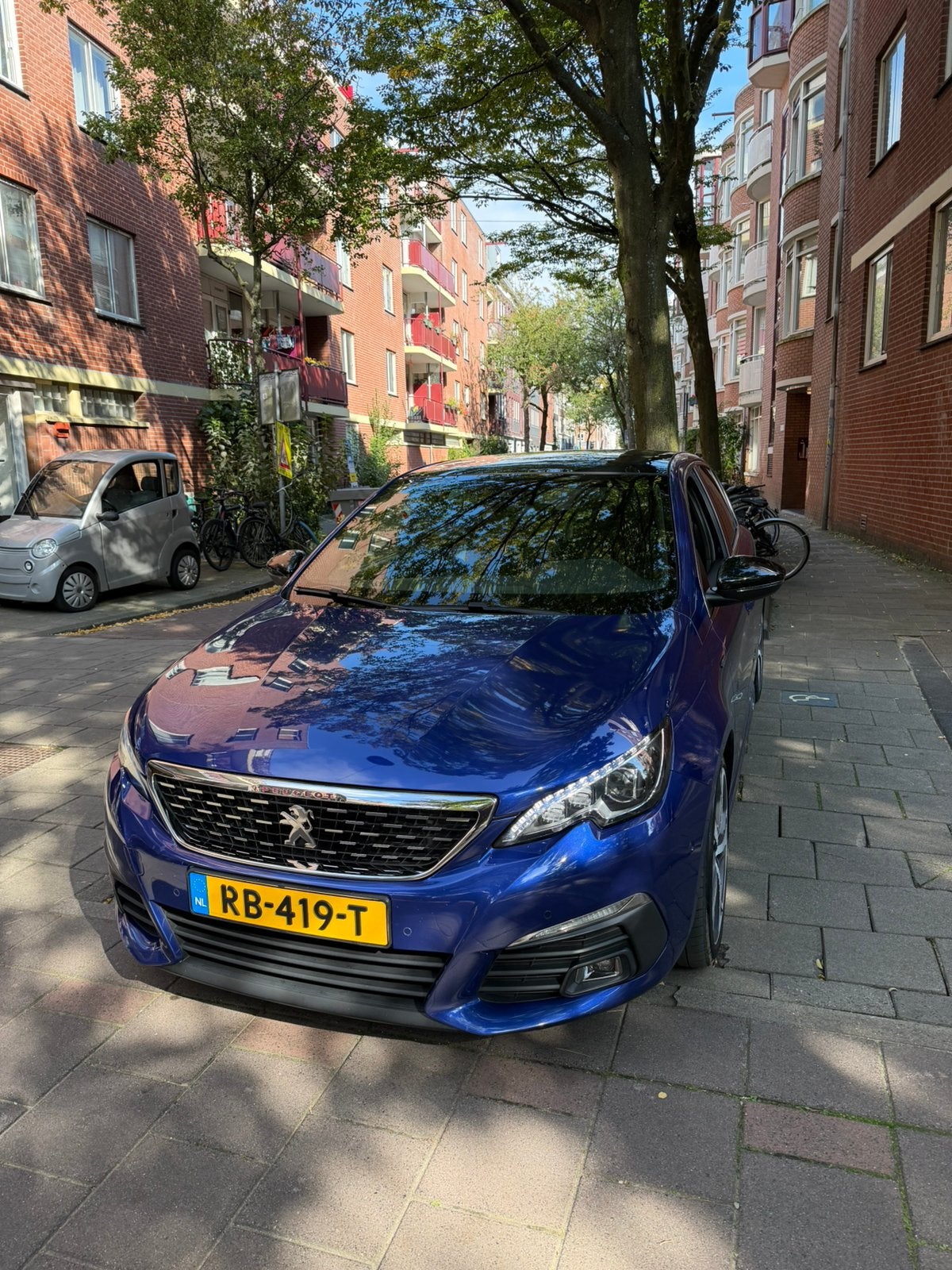 Peugeot 308 2.0 Bluehdi 180pk 2017 Blauw, Auto's, 1295 kg, 4 cilinders, Blauw, Origineel Nederlands