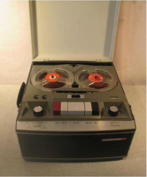 Retro Bandrecorder van Novak, Audio, Tv en Foto, Bandrecorders, Ophalen of Verzenden, Bandrecorder, Met banden
