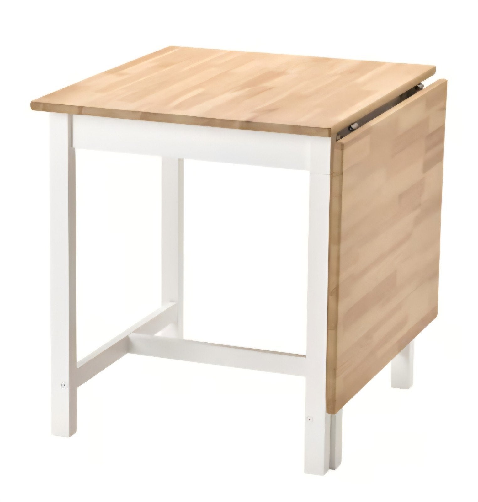 IKEA Norden Klaptafel - Berkenhout en Wit, Huis en Inrichting, Tafels | Eettafels, Gebruikt, 50 tot 100 cm, 100 tot 150 cm, Modern, Scandinavisch