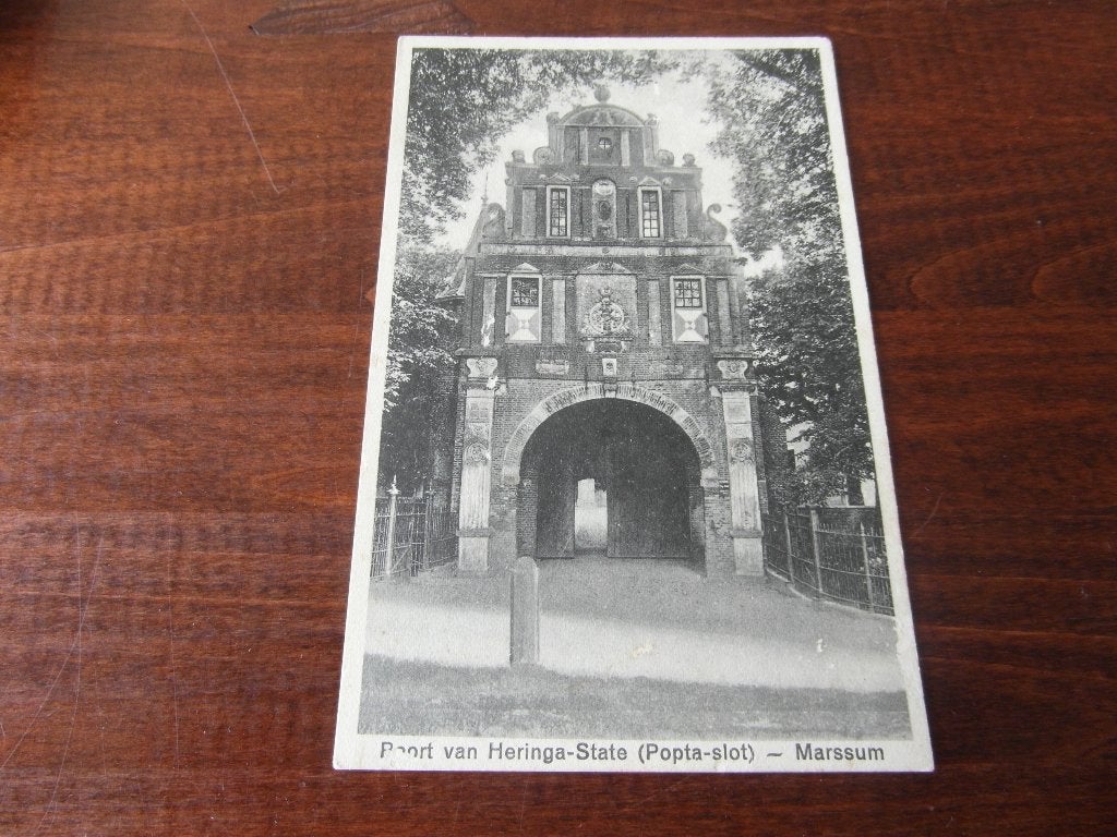 R70 - Marssum - Poptaslot - Mooie oude kaart, Ophalen of Verzenden, 1920 tot 1940, Friesland