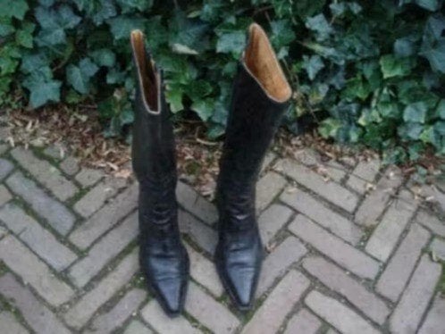 GRATIS VERZENDEN ZWARTE SENDRA COWBOYLAARZEN MT 37