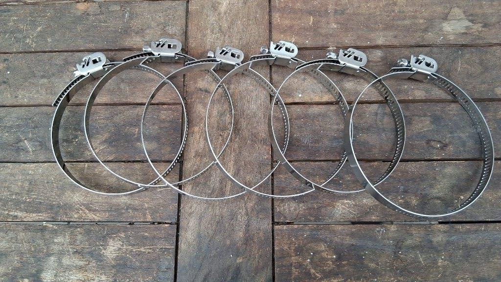 rvs 304 slangklem 67-127 mm, Doe-het-zelf en Verbouw, IJzerwaren en Bevestigingsmiddelen, Ophalen of Verzenden, Nieuw, Overige typen
