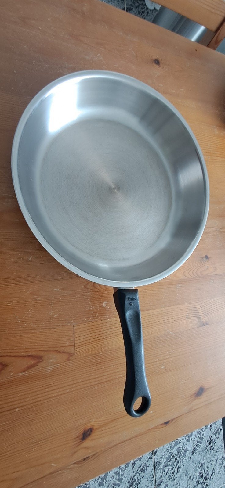 Fissler roestvrij stalen koekepan, Huis en Inrichting, Ophalen, Koekenpan, Gebruikt, Fissler