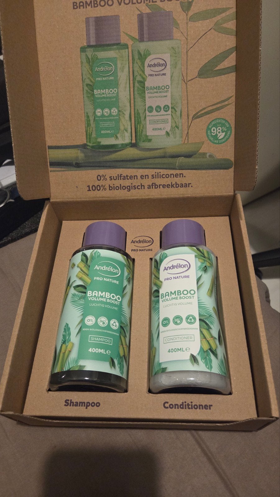 Andrélon Bamboo Volume Boost Shampoo & Conditione, Ophalen of Verzenden, Nieuw, Shampoo of Conditioner