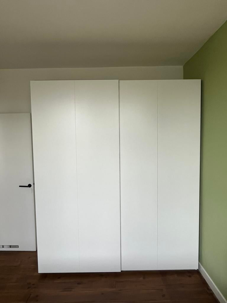 Pax schuifdeur wit HASVIK, Huis en Inrichting, Kasten | Kledingkasten, Ophalen, 200 cm of meer, 150 tot 200 cm, Zo goed als nieuw