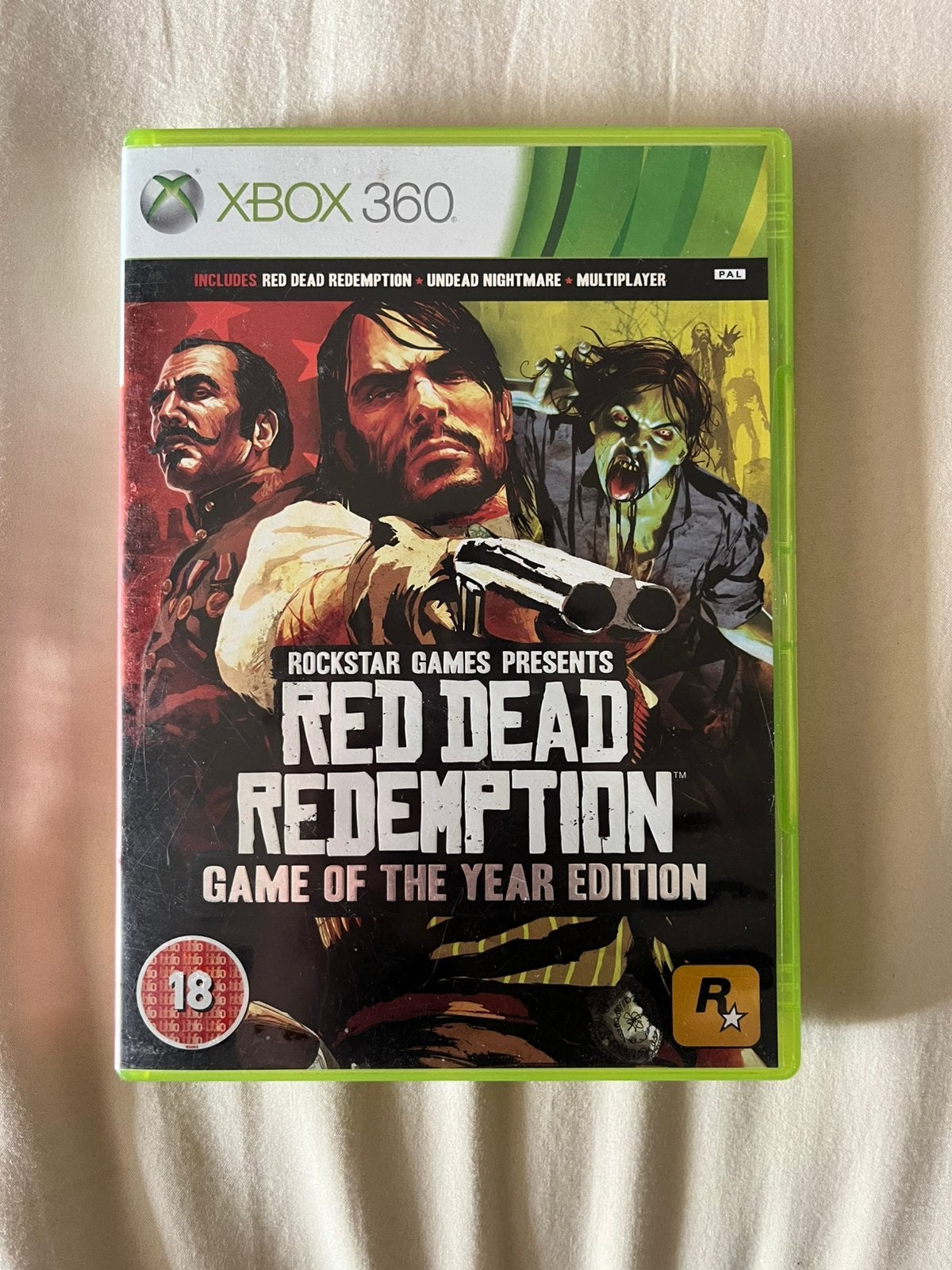 Red Dead Redemption GOTY XBOX 360, Case, Manual & 2 Discs, Spelcomputers en Games, Avontuur en Actie, Vanaf 18 jaar, 1 speler