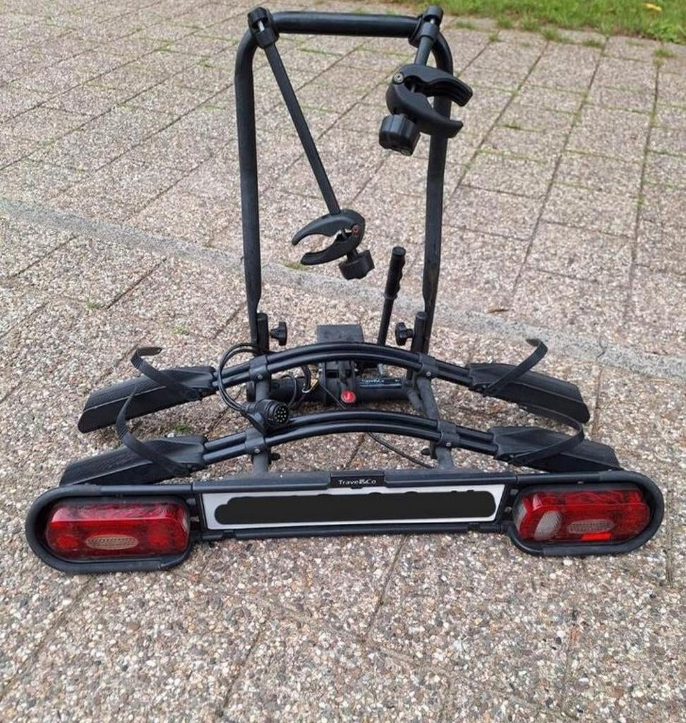 Travel & Co fietsendrager voor 2 fietsen, Auto diversen, Fietsendragers, Ophalen, 2 fietsen, Gebruikt, Trekhaakdrager