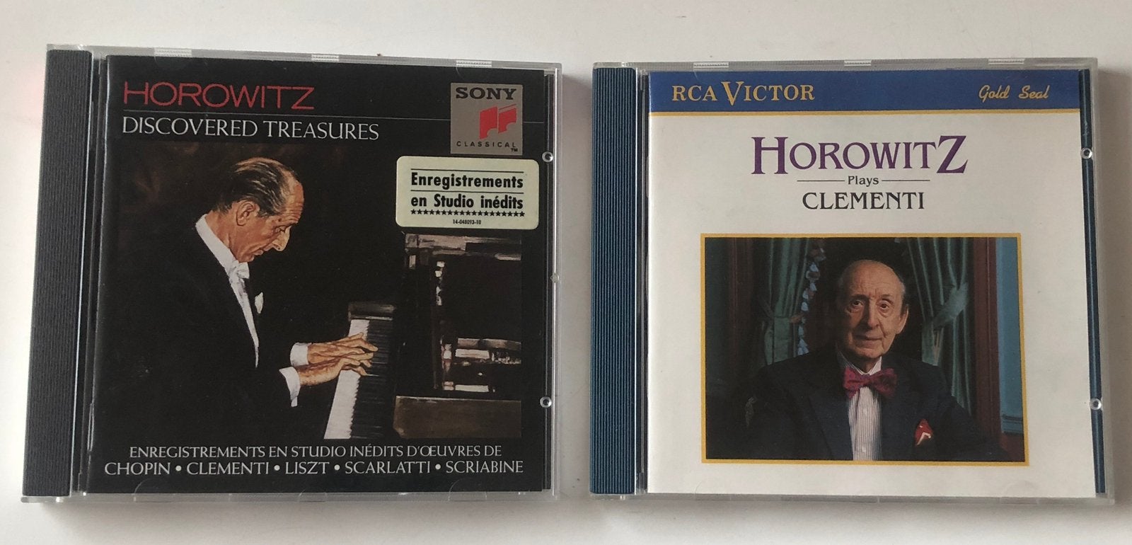 2x cd Horowitz plays clementi - discovered treasures, Overige typen, Ophalen of Verzenden, Zo goed als nieuw, Barok