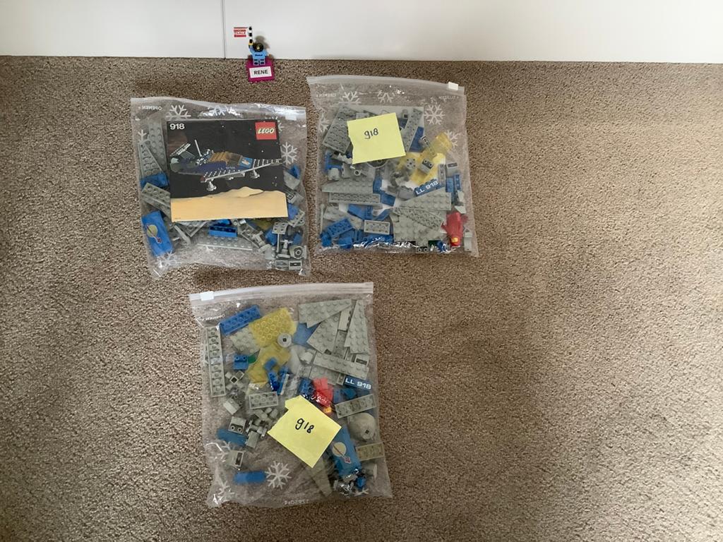 Lego Classic Space 918 space transport 3x, Compleet, Gebruikt, Lego, Ophalen of Verzenden