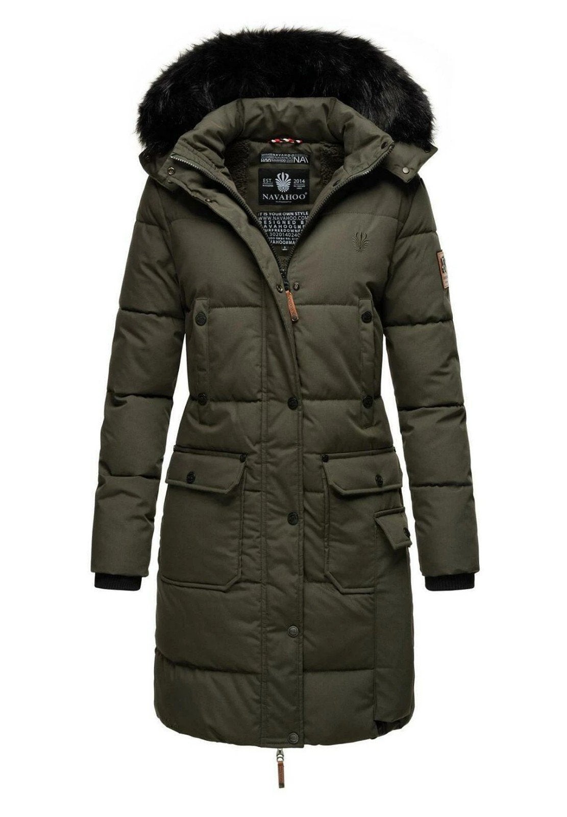 Navahoo Cosimaa Dames Winterjas / Parka Maat XXL, Navahoo, Verzenden, Maat 46/48 (XL) of groter, Zo goed als nieuw