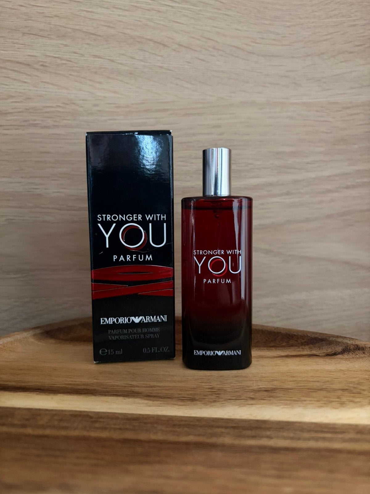 Emporio Armani - Stronger with you parfum 15ml, Verzenden, Zo goed als nieuw