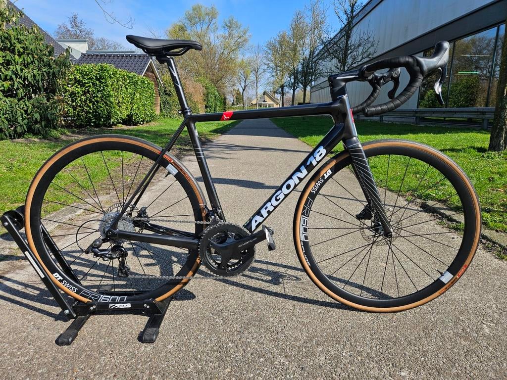 Argon 18 racefiets Carbon maat 54/ M carbon gebruikt, Fietsen en Brommers, Fietsen | Racefietsen, Gebruikt, Overige merken, Meer dan 20 versnellingen
