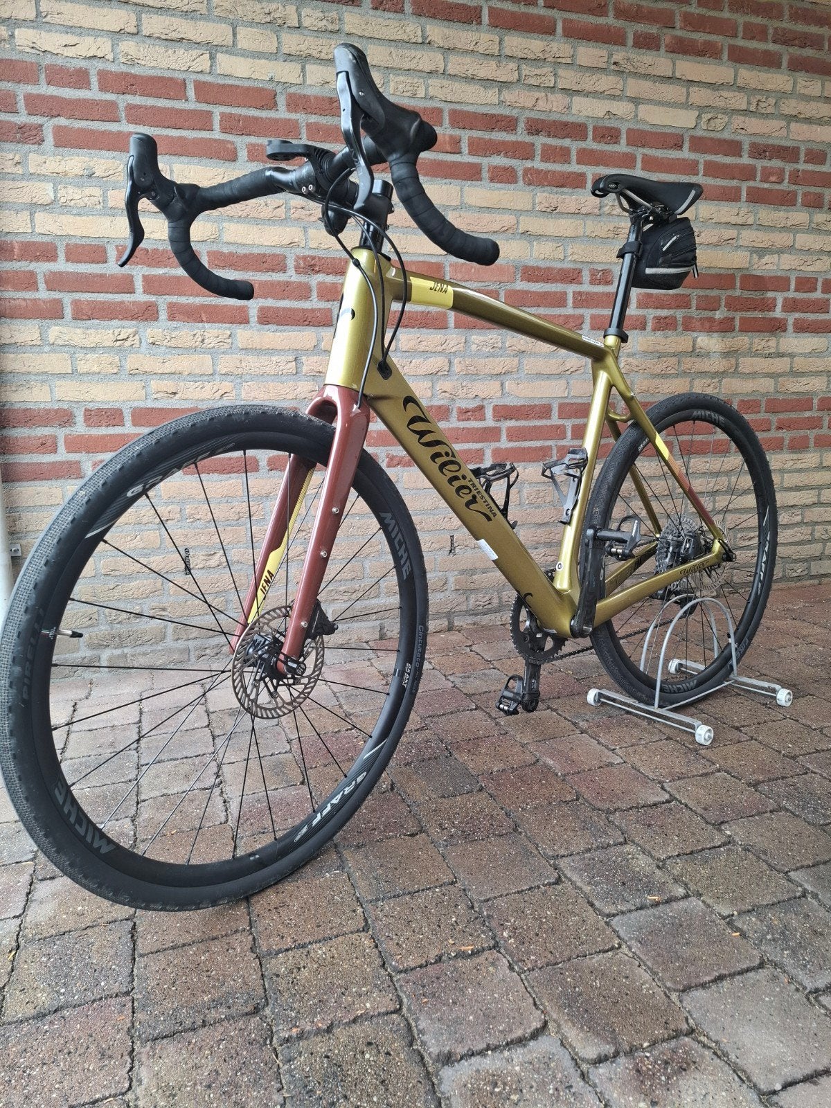 Wilier Jena Gravelbike, Maat XL, OliveGreen, Campa Ekar 1x13, Carbon, 10 tot 15 versnellingen, Zo goed als nieuw, 57 tot 61 cm