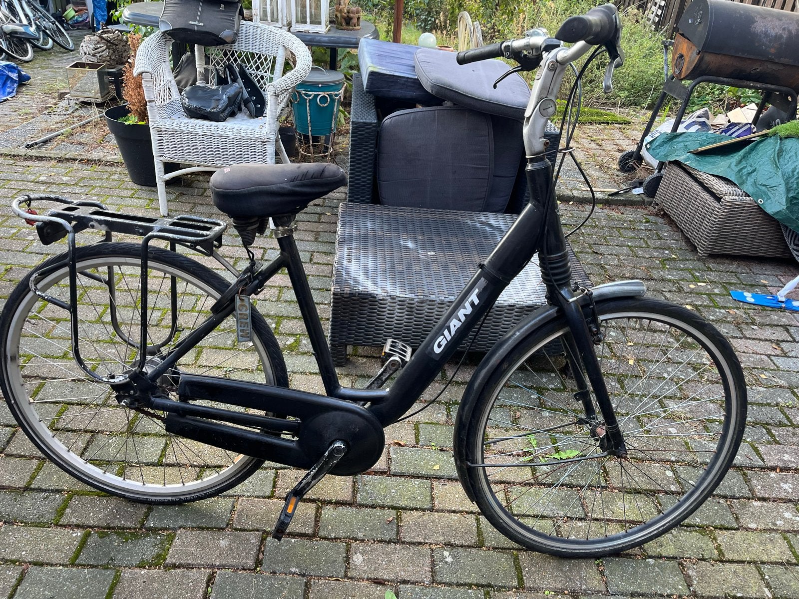 Giant damesfiets met lage instap, Terugtraprem, 50 tot 53 cm, Gebruikt, (Extra) lage instap
