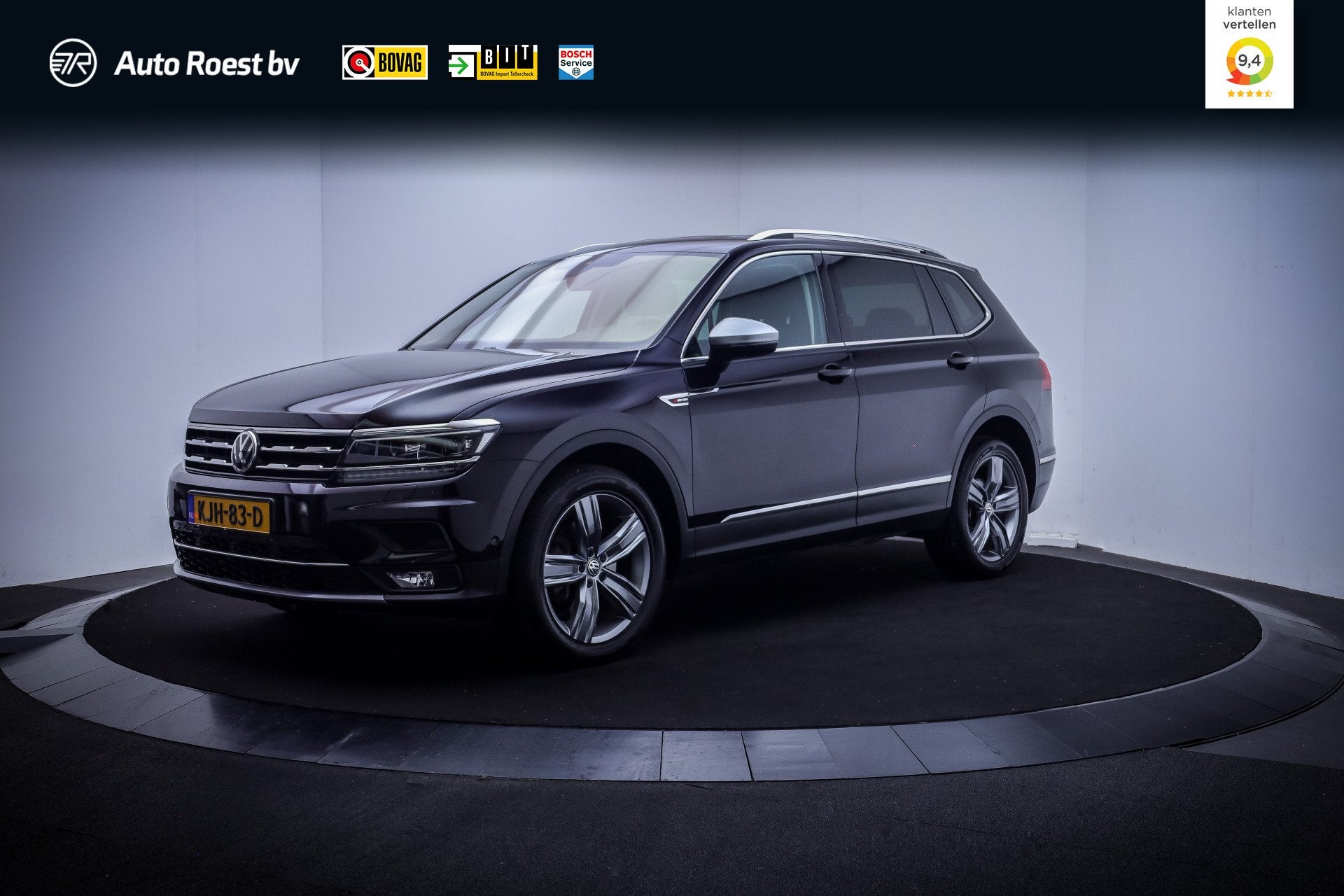 Volkswagen Tiguan Allspace 2.0 TSI 220Pk 4Motion HIGHLINE FU, Gebruikt, Zwart, 4 cilinders, 1984 cc