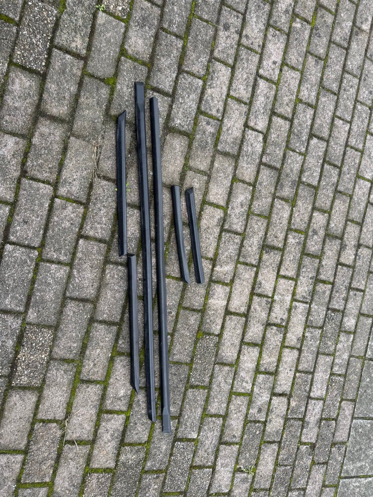 BMW E36 Coupe Dunne Stootstrips Set, Ophalen of Verzenden, Gebruikt