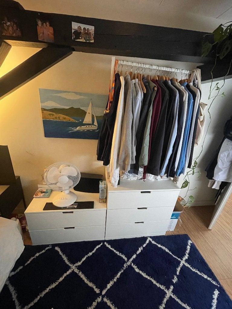 Nordli ladekast met 2 lades wit, Ophalen, 50 tot 100 cm, Zo goed als nieuw, 3 of 4 laden