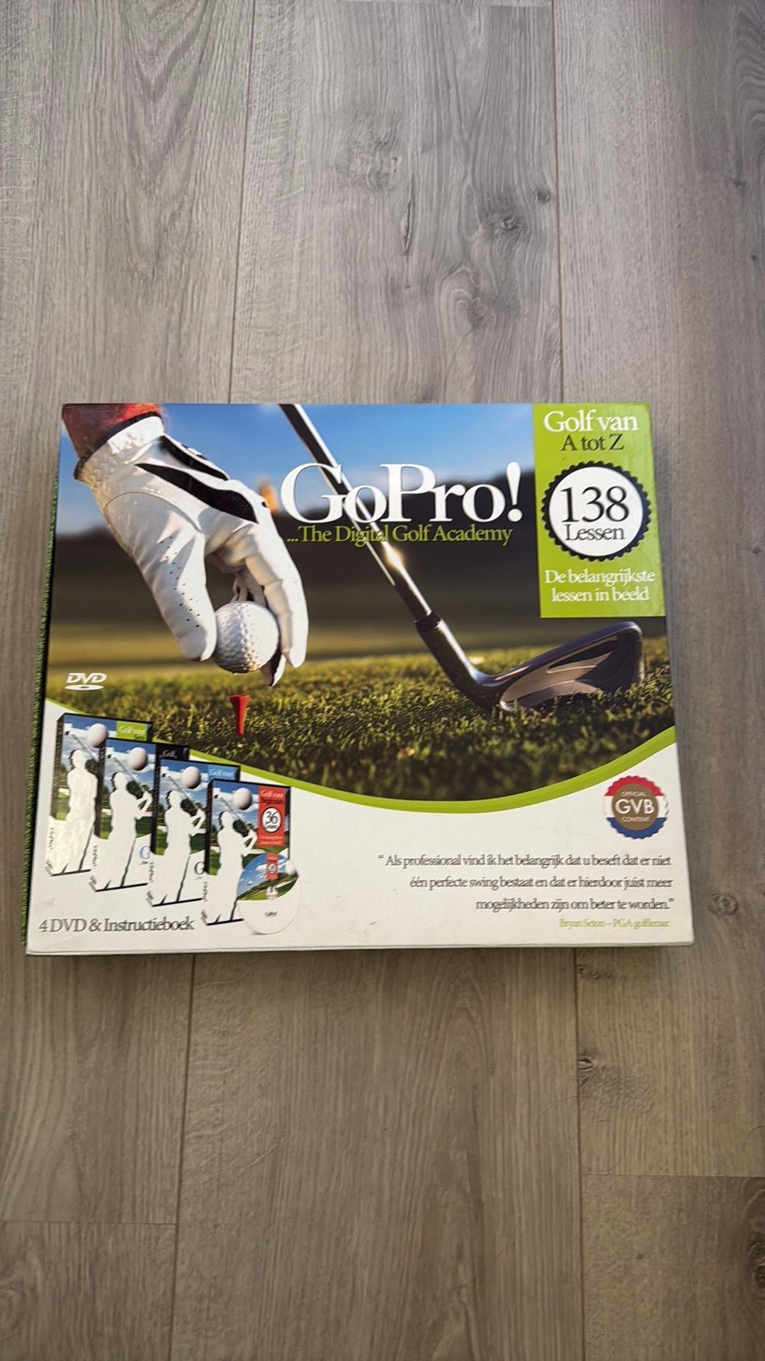 GoPro digitale golf lessen, Audio, Tv en Foto, Videocamera's Digitaal, Dvd, Zo goed als nieuw, Ophalen, Overige merken