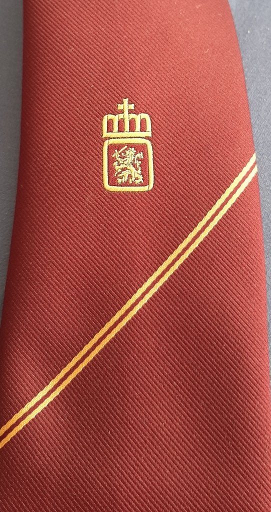 Koninklijke Landmacht stropdas rood, Ophalen of Verzenden, Landmacht, Nederland, Kleding of Schoenen