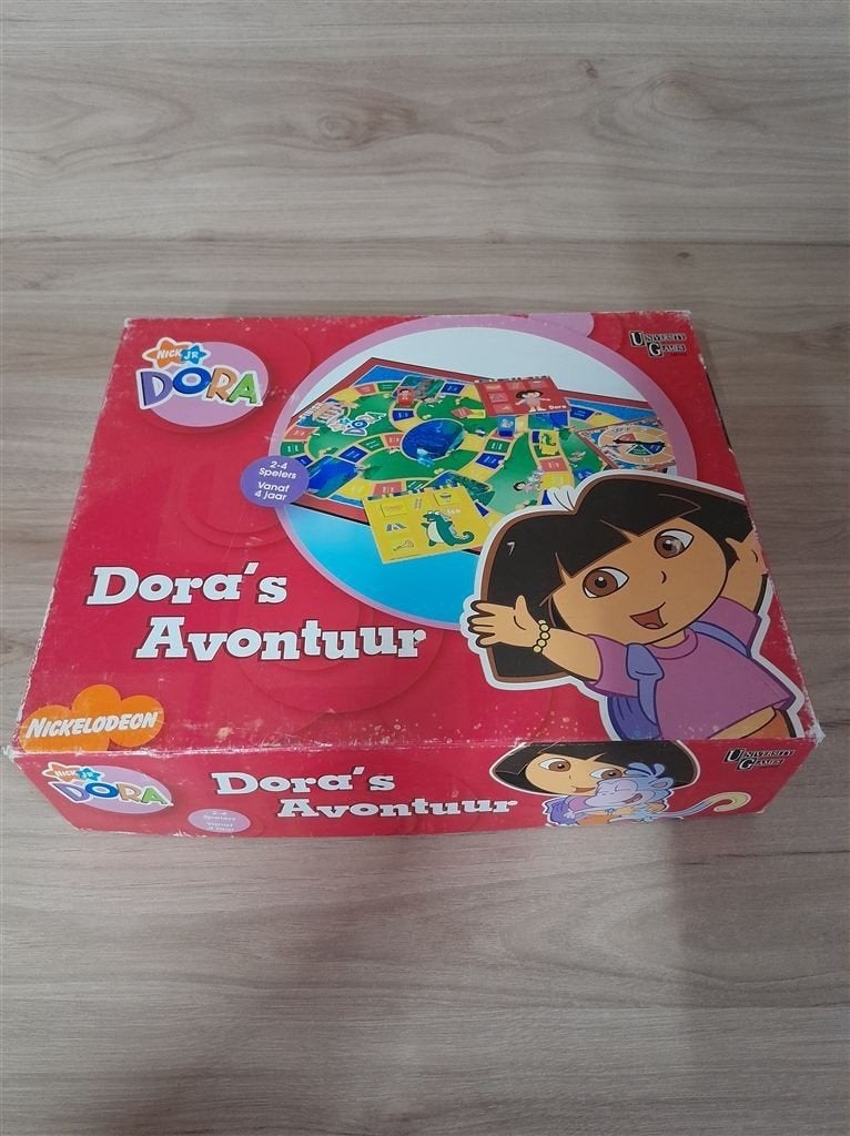 Doras avontuur - dora - s4727, Hobby en Vrije tijd, Gezelschapsspellen | Bordspellen, Verzenden, Zo goed als nieuw
