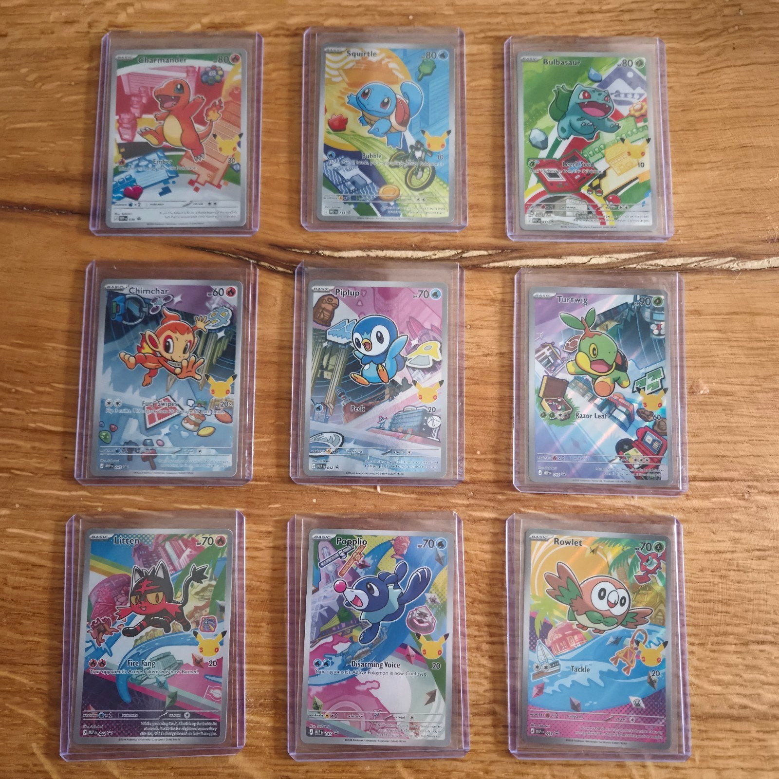 Pokémon - First Partners 1 complete set, Ophalen of Verzenden, Zo goed als nieuw, Meerdere kaarten