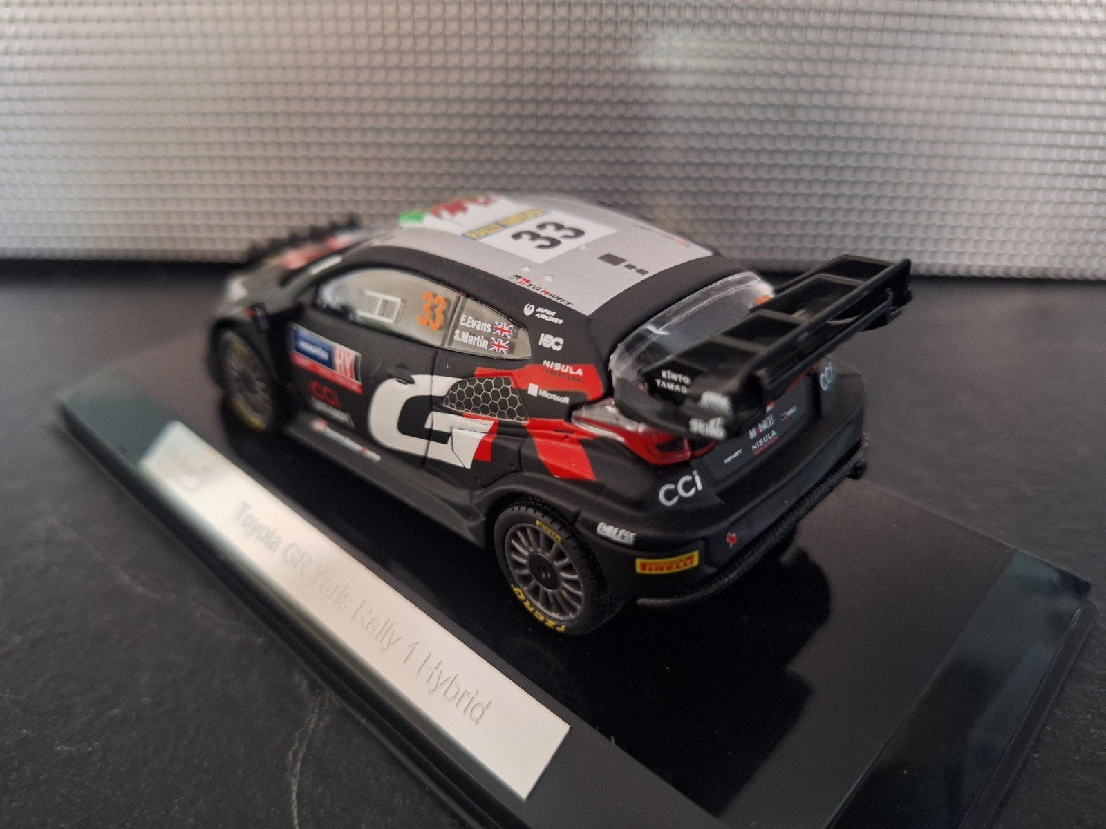 Toyota Yaris Rally 1 Hybrid #33 Schaal 1:43, Overige merken, Auto, Burago, Burago