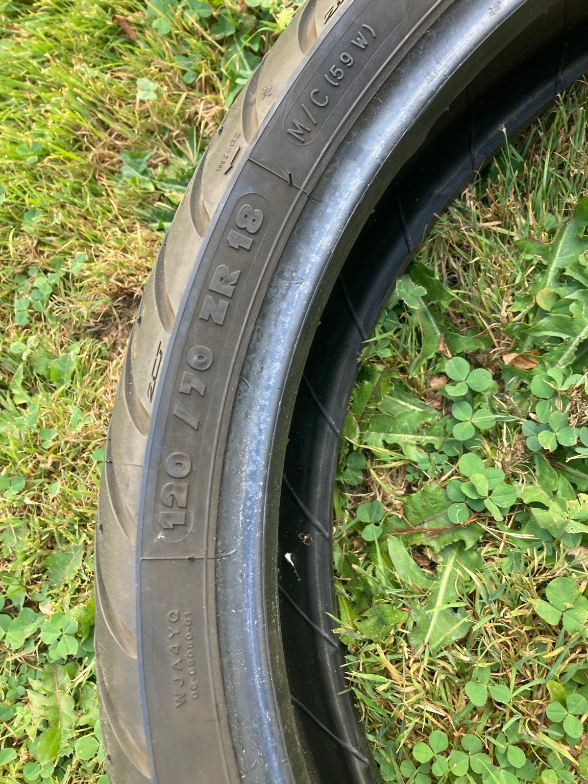 Motorband, voor reserve of nood 120/70 18, Ophalen, Gebruikt