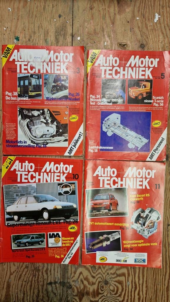 AMT tijdschrift auto en motor techniek 1980, Gelezen, Algemeen, AMT, Ophalen of Verzenden